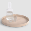 Round Beige Welcome Tray
